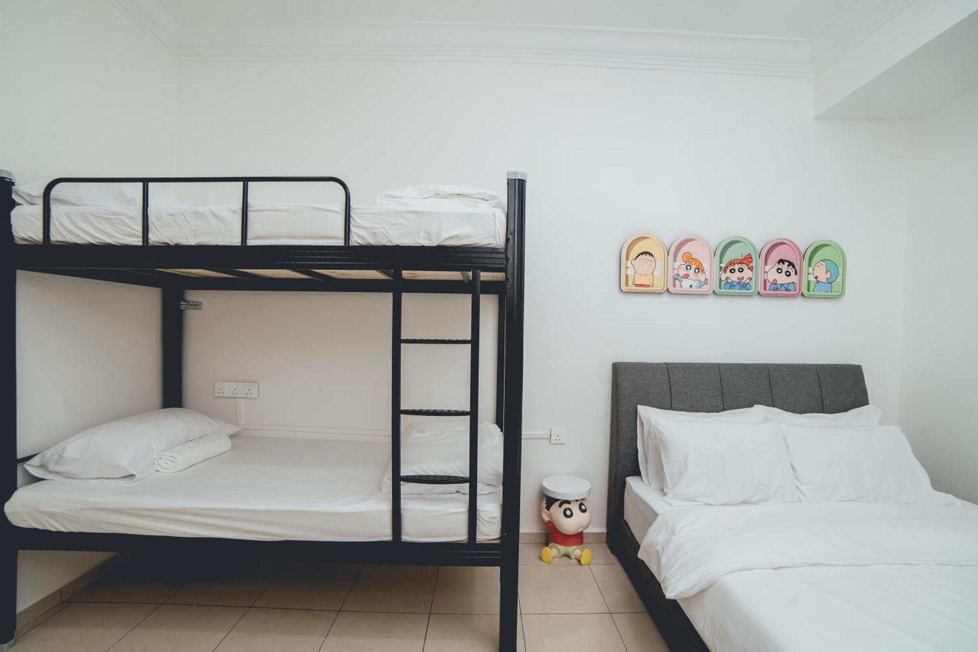 Apartment Shinchan Chill 14pax Landed Pooltable Ktv Bbq Bukit Indah