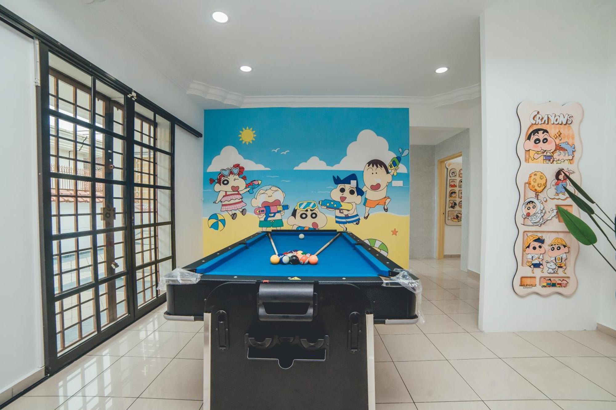 Shinchan Chill 14pax Landed Pooltable Ktv Bbq Bukit Indah Pangsapuri Johor Bahru